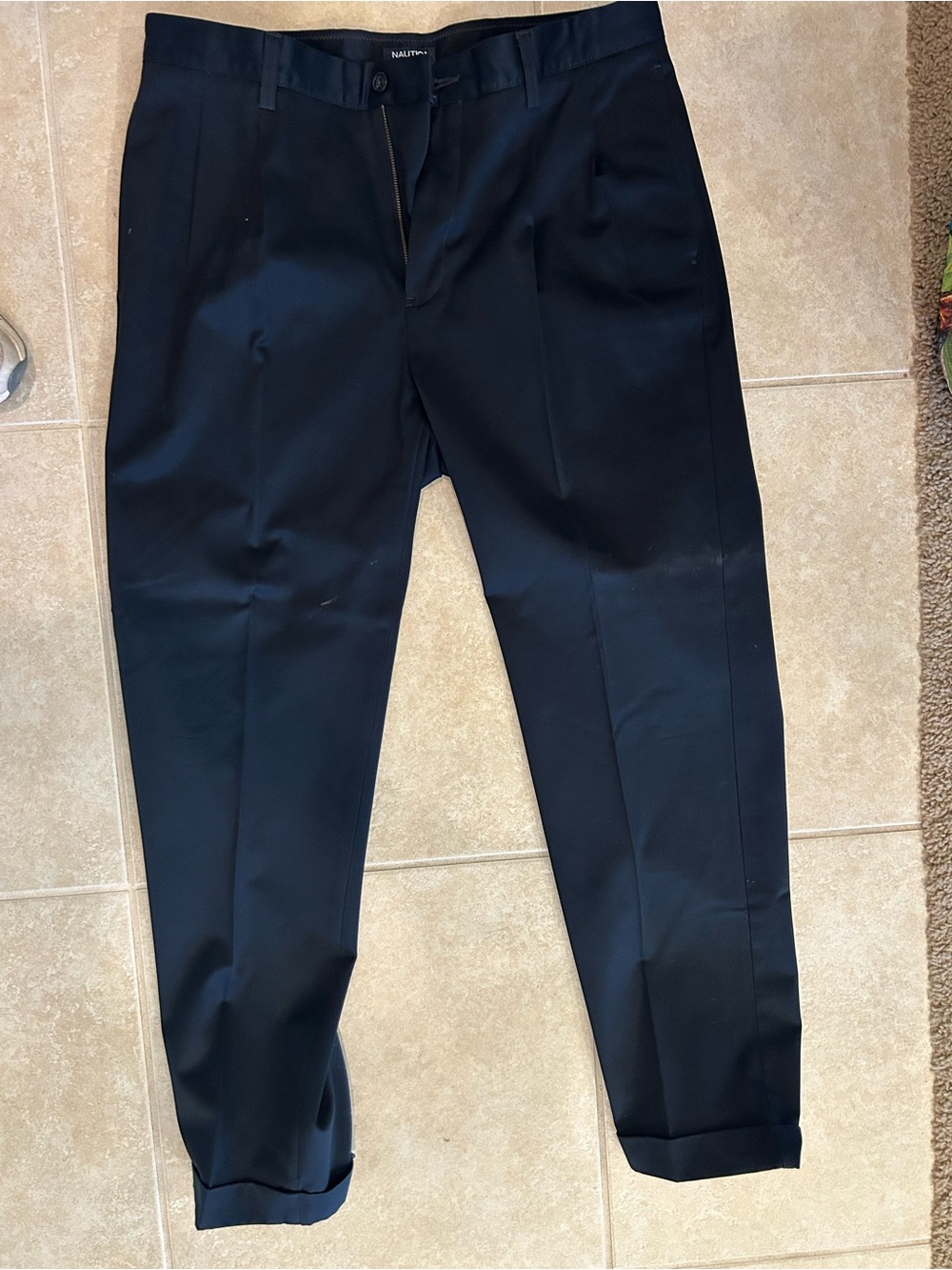 Nautica Men's Dark Dress Pants